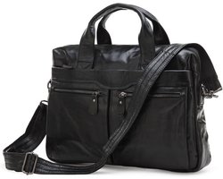 Zwarte Mark Leren Computertas