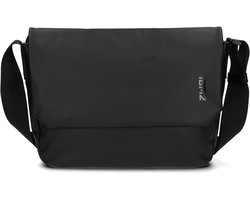 zwei Business tas Schoudertas met laptopvak Cargo CA135 Black Zwart