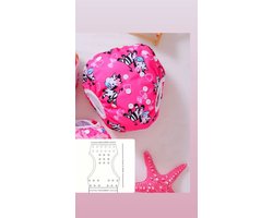 Akyol - Zwemluier groot - Zebra design | 5 t/m 15 kg - Zwemluiers baby - 0 tot 3 jaar - herbruikbare zwemluiers roze - zwemkleding baby's - zwemmen - zwembroekje baby's - zwemkleding voor baby's - zwemluier meiden