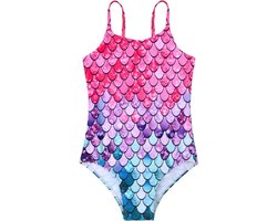 Allecta - Meisjes Zeemeermin Badpak voor Strand en Zwembad
