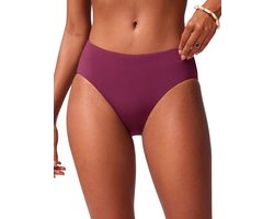 Allecto Plus - Zwembroek met hoge taille voor dames voor volledige dekking - zwemkleding - zwembroek met halve taille - zwemshorts met basisontwerp