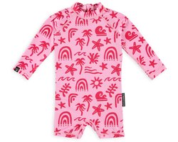 Beach & Bandits - UV Babypakje - Tropical Vibes Pink - Maat XS