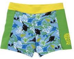 BECO-SEALIFE® zwembroek - boxer - SPF 50+ - blauw/groen - maat 98