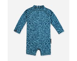 DEEP OCEAN BABY (plastic soup foundation) - 68/74 - Zwempakje lange mouw UV50+ bescherming
