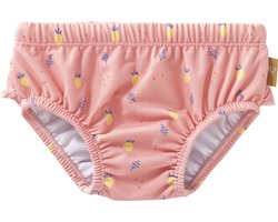 Fresk UV Zwembroek - 62/68 - Ruimte voor Zwemluier - UV-bescherming UPF 50 - Dubbel Gevoerde Zwemkleding - Rekbaar Bikinibroekje - Aansluitende Pasvorm - Bikini voor Meisjes - Lichtroze - Summer Fruit