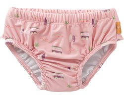 Fresk UV Zwembroek - 86/92 - Ruimte voor Zwemluier - UV-bescherming UPF 50 - Dubbel Gevoerde Zwemkleding - Rekbaar Bikinibroekje - Aansluitende Pasvorm - Bikini voor Meisjes - Lichtroze - Surf Girl