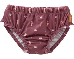 Fresk UV Zwembroek - 86/92 - Ruimte voor Zwemluier - UV-bescherming UPF 50 - Dubbel Gevoerde Zwemkleding - Rekbaar Bikinibroekje - Aansluitende Pasvorm - Bikini voor Meisjes - Roze - Seahorse