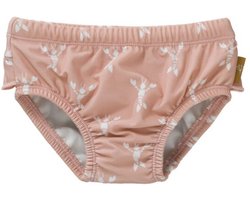 Fresk UV Zwembroek Meisjes - 62/68 - Ruimte voor Zwemluier - UPF 50 - Dubbel Gevoerde Zwemkleding - Rekbaar Zwembroekje - Aansluitende Pasvorm - Lobster Cameo Rose