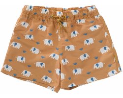 Fresk UV Zwembroek voor Jongens - 86/92 - Sneldrogende Zwemkleding - UV-bescherming UPF 50 - Zwemshort met zijzakken - Grijs - Elefant