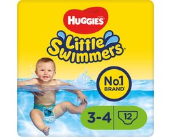 Huggies Little Swimmers - zwemluiers - maat 3/4 - (7 tot 15 kg) - voordeelverpakking - 72 stuks (6x12)