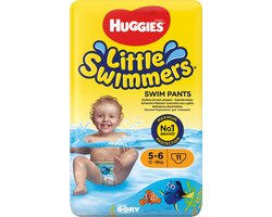Huggies Little Swimmers - zwemluiers - maat 5/6 - (12 tot 18 kg) - voordeelverpakking - 66 stuks (6x11)