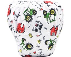 IL BAMBINI - Zwemluier - wasbaar - licht en compact - handig voor op reis - goede pasvorm - 0-3 jaar - Boerderij