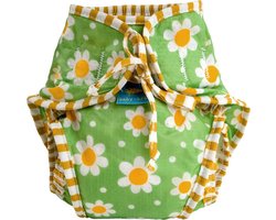 Kushies - luier -  wasbare zwemluier - zwembroekje - maat 2 - 3/6 kg - Groen - Margriet