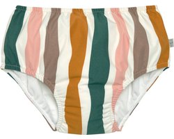 Lässig Splash & Fun Zwembroekje met luier Waves pink/nature, 13-18 maanden Maat 86