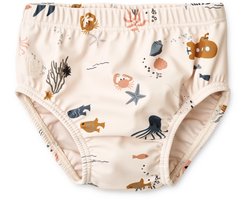 Liewood Anthony Baby Printed Swim Pants Sea creature / Sandy Maat 74