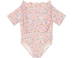 Little Dutch Badpak met Korte Mouwen - Dreamy Flowerfield - Maat 62/68