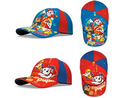 Paw Patrol Petten - Set van 2 - Rood & Blauw - 100% Katoen - Kinder Pet