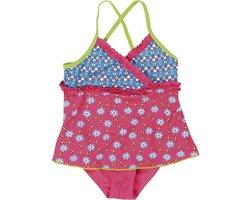 Playshoes Badpak Met Rokje Uv-werend Roze/blauw Maat 86/92