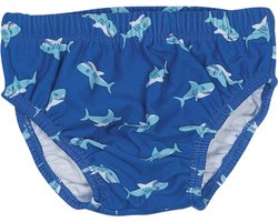 Playshoes UV herbruikbare Zwemluier Kinderen Shark - Blauw - Maat 62/68