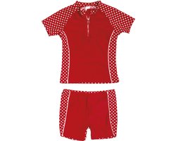 Playshoes UV zwemsetje Kinderen Dots - Rood - Maat 86/92