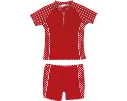 Playshoes UV zwemsetje Kinderen Dots - Rood - Maat 98/104