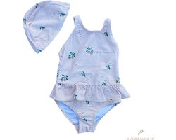 Rammelaar&Co Badpak Olive Charm – Badpak Meisjes – Maat 18-24 maanden