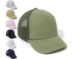 Ronte - Baseball Caps voor Baby's en Peuters | Verstelbare Zonnehoeden in effen Kleur met Dinosaurus | Geschikt voor Jongens en Meisjes | Zomeraccessoire | Bescherming tegen Zonnestralen
