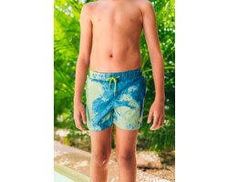 Sea'sons- Kids-Swimshort Solid -Blue Green - Maat 92