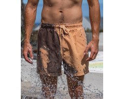 SEA'SONS - Zwembroek Jongens - Kleurveranderend - Snel drogend - Koraal Grijs - Maat 92