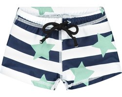 Supercute Uv shirt en zwembroek gestreept met sterren maat 92