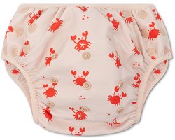 Swim Essentials | Rood/Beige Wasbare Zwemluier