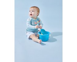 Uv set met prints, aqua