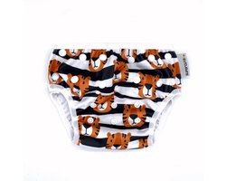 Wasbare - Zwemluier - Verstelbaar - Tijger - Gestreept - Zwemmen - Baby zwemmen - 0 - 3 jaar - Meisje - Jongen - Milieu vriendelijk - Babyspa - Kraamkado