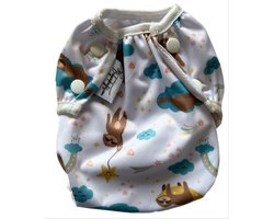 Wasbare zwemluiers baby - Luiaard design - 3-15kg