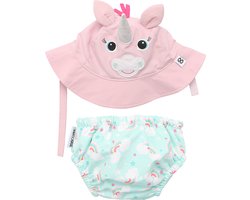 Zoocchini - UV Zwemluier en zonnehoedje - Allie the Alicorn - Medium - 6-12 maanden