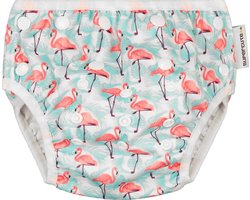 Zwemluier - Flamingo - 0-3 jaar - Supercute - Babyspa - Babyzwemmen
