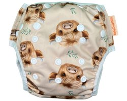 Zwemluier - Wasbaar - Baby Closet Gift - Verstelbaar - Little Cow - Hooglander - Jongen - Meisje - Zwemmen - Vakantie