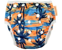 Zwemluier - Wasbaar - Baby Closet Gift - Verstelbaar - Palmtree - Meisje - Jongen - Zwemmen - Vakantie