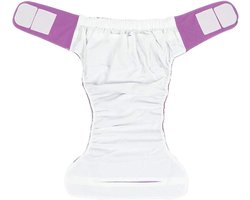 Zwemluiers herbruikbaar voor volwassenen en ouderen - waterdicht - wasbaar - paars - zwemkleding - incontinentie - zwemmen.