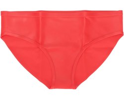 Zwemshorts voor dames tijdens menstruatie - Rood, elastisch en naadloos - Geschikt voor zwembad - Menstruatie bikini met siliconen.