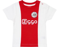 Ajax-baby t-shirt wit rood wit
