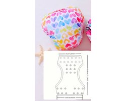 Akyol - Zwemluier groot - Hartjes - Zwemluiers baby - 0 tot 3 jaar - herbruikbare zwemluiers - zwemkleding baby's - zwemmen - zwembroekje baby's - zwemkleding voor baby's - zwemluier jongens en meisjes
