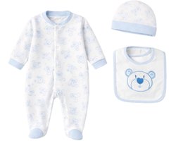 Angel Kids - Baby Kledingset - boxpak - pyjama - Little Bears - Mt 0-3 mnd - 56/62