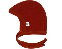 Baby wollen strikmuts – Merinowol – Burnt henna- 68 - 6 tot 9 maanden