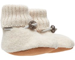 Bergstein Cozy Baby - Babyslofjes - Jongens & Meisjes - 100% Zuiver scheerwol - Off-White