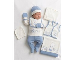 Cute - Baby newborn 10-delige kleding set jongens - Newborn kleding set - Newborn set - Babykleding - Babyshower cadeau - Kraamcadeau