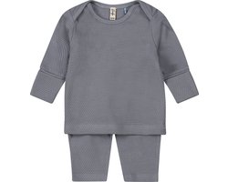 Dirkje - NOOS BOYS - Kledingset - Blauw - Biologische katoen - Maat 74