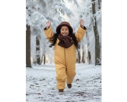 Ducksday Winterpak – Skipak voor baby’s – Sneeuwpak – Snowsuit – Waterdicht & PFAS-vrij – Gerecycled Polyester – Maat 62/68 – Dusk