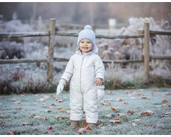 Ducksday Winterpak – Skipak voor baby’s – Sneeuwpak – Snowsuit – Waterdicht & PFAS-vrij – Gerecycled Polyester – Maat 92 - Jackie