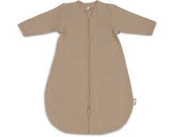 Jollein Newborn Slaapzak Zomer Met Afritsbare Mouw 60cm - Rond - Ajour Biscuit- Zomerslaapzak